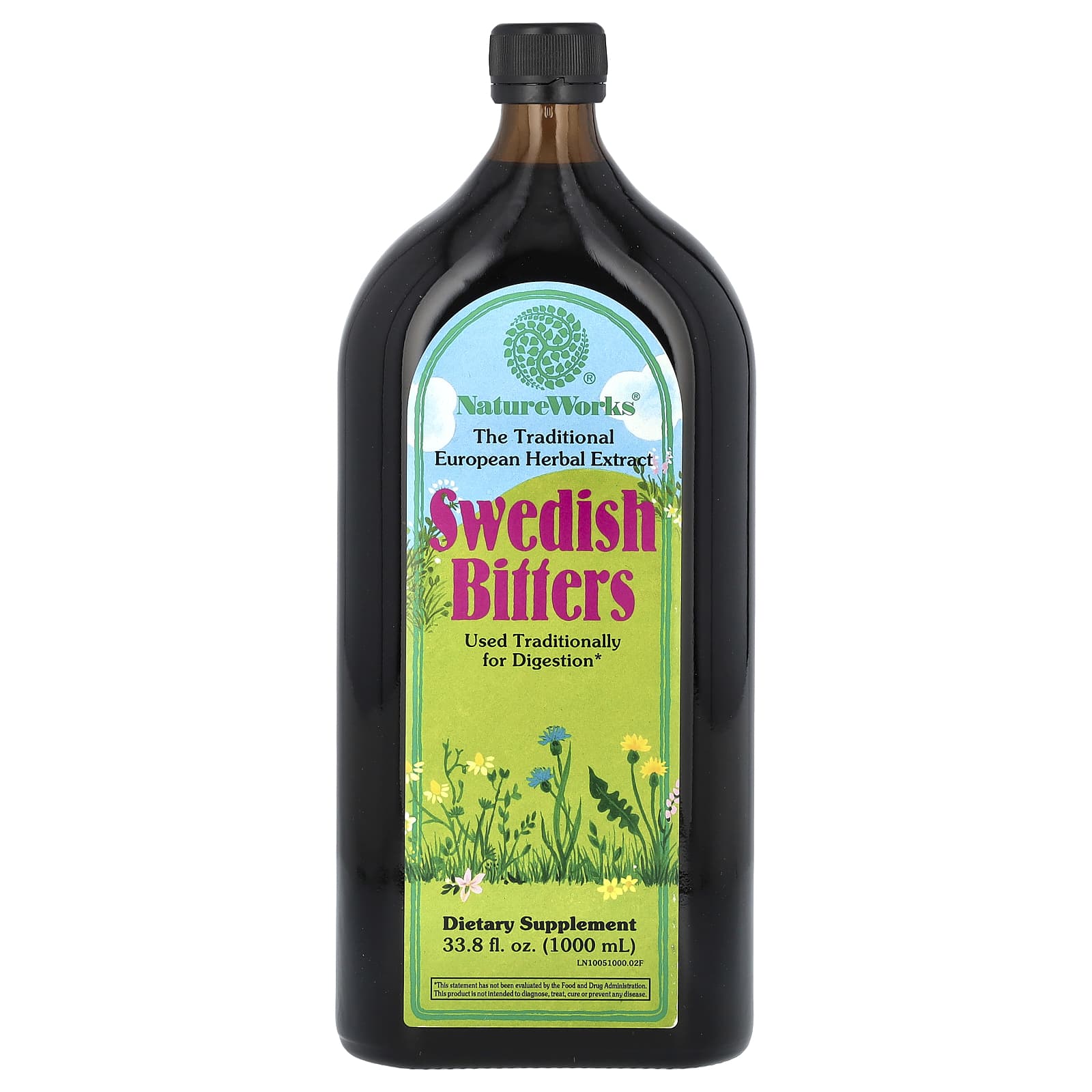 Nature’s Way, Swedish Bitters Liquid Extract-discontinued., 33.8 Oz Liquid UPC 020065100071 | Hilife Vitamins