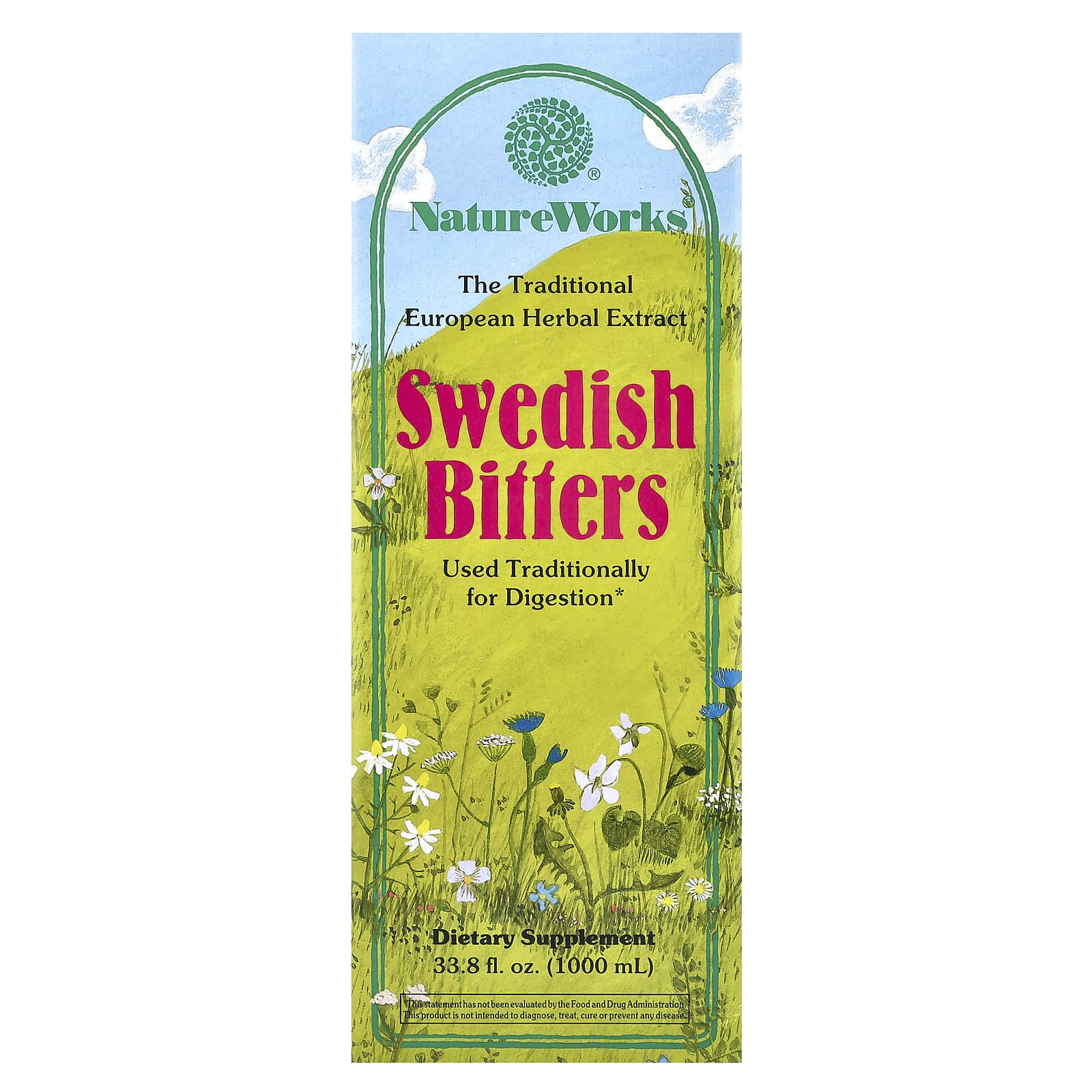 Nature’s Way, Swedish Bitters Liquid Extract-discontinued., 33.8 Oz Liquid UPC 020065100071 | Hilife Vitamins