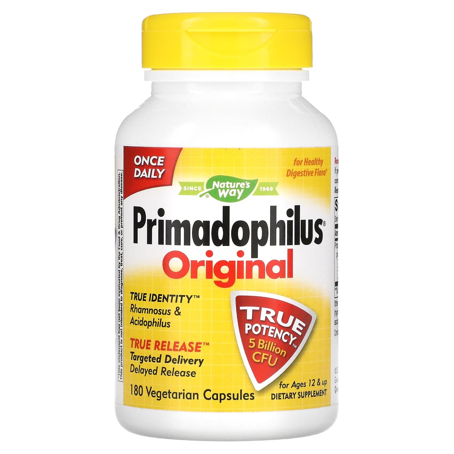 Nature’s Way, Primadophilus, 180 Vegetarian Capsules UPC 033674068502 | Hilife Vitamins