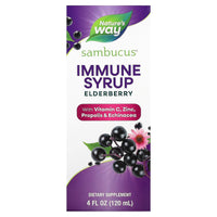 Nature’s Way, Sambucus Immune Syrup, 4 Oz UPC 033674069745 | Hilife Vitamins