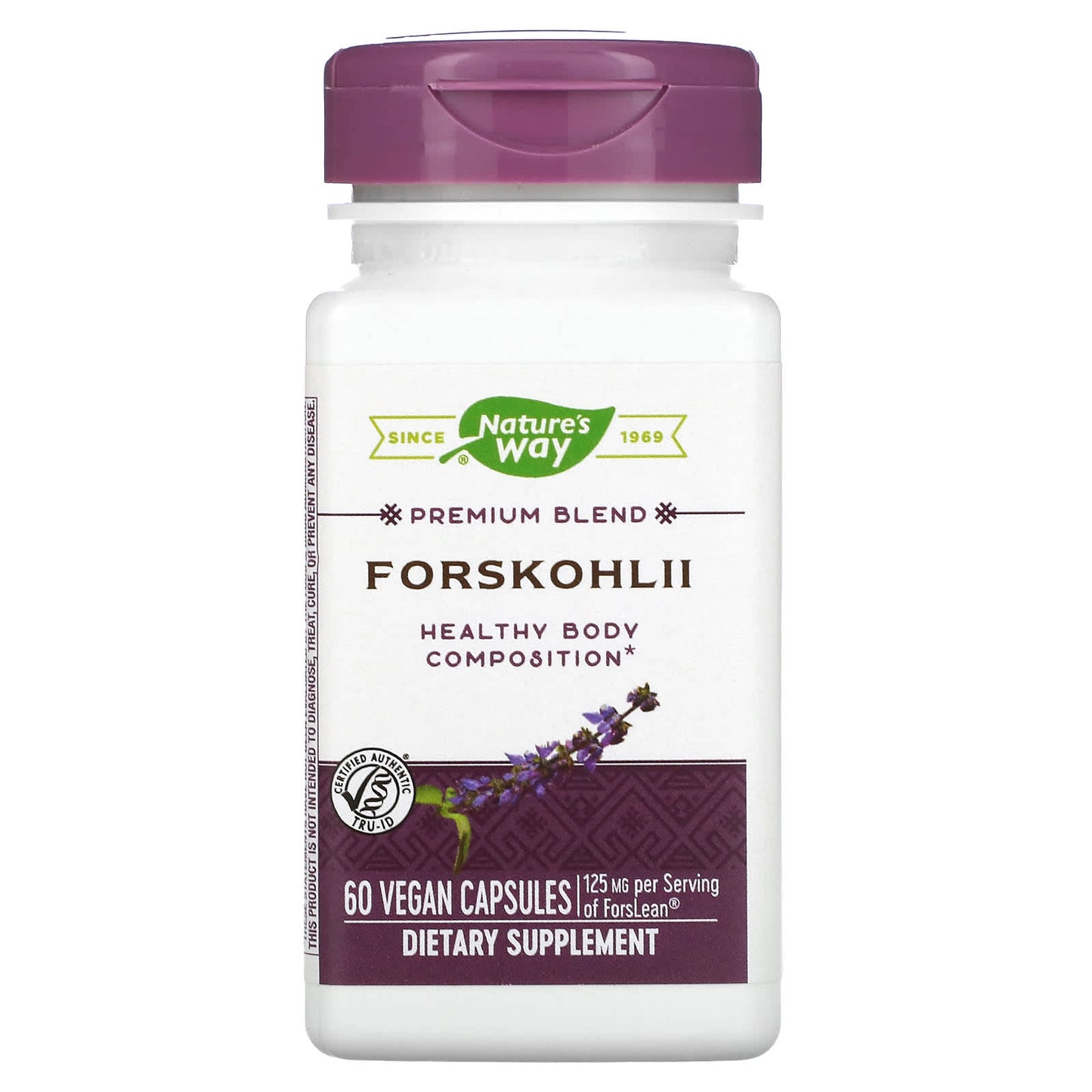 Nature’s Way, Forskohlii Extract Standardized, 60 Vegetarian Capsules UPC 033674100066 | Hilife Vitamins