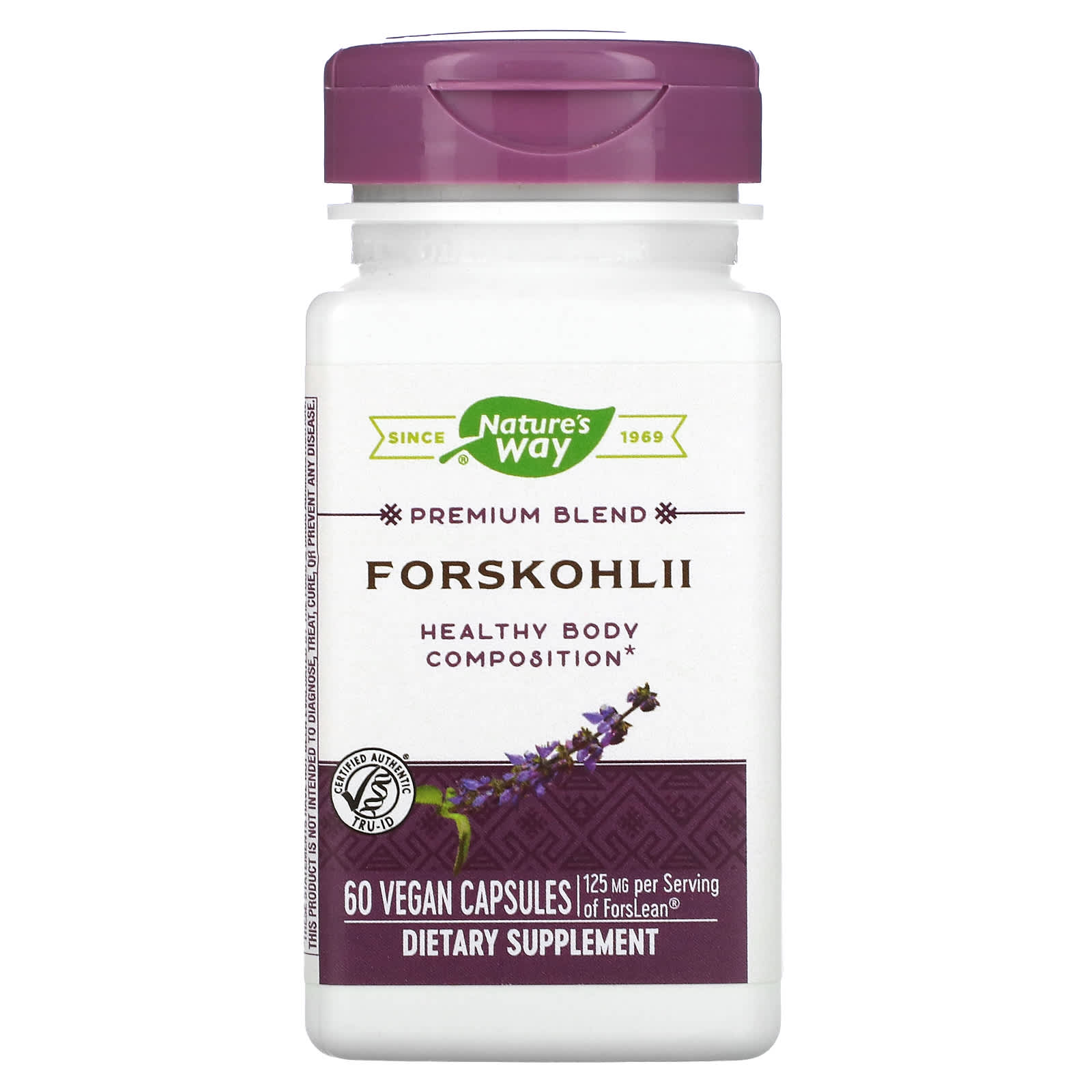 Nature’s Way, Forskohlii Extract Standardized, 60 Vegetarian Capsules UPC 033674100066 | Hilife Vitamins