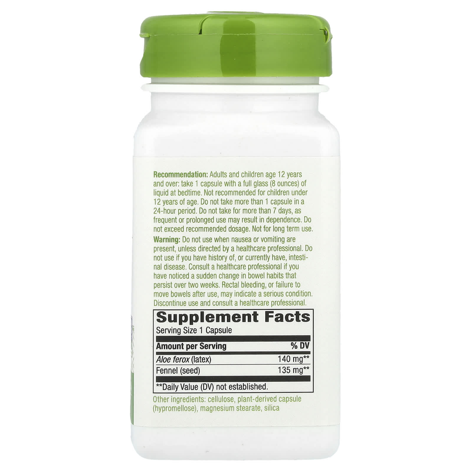 Nature’s Way, Aloe Vera Leaves, 100 Vegetarian Capsules UPC 033674101506 | Hilife Vitamins