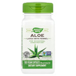 Nature’s Way, Aloe Vera Leaves, 100 Vegetarian Capsules UPC 033674101506 | Hilife Vitamins