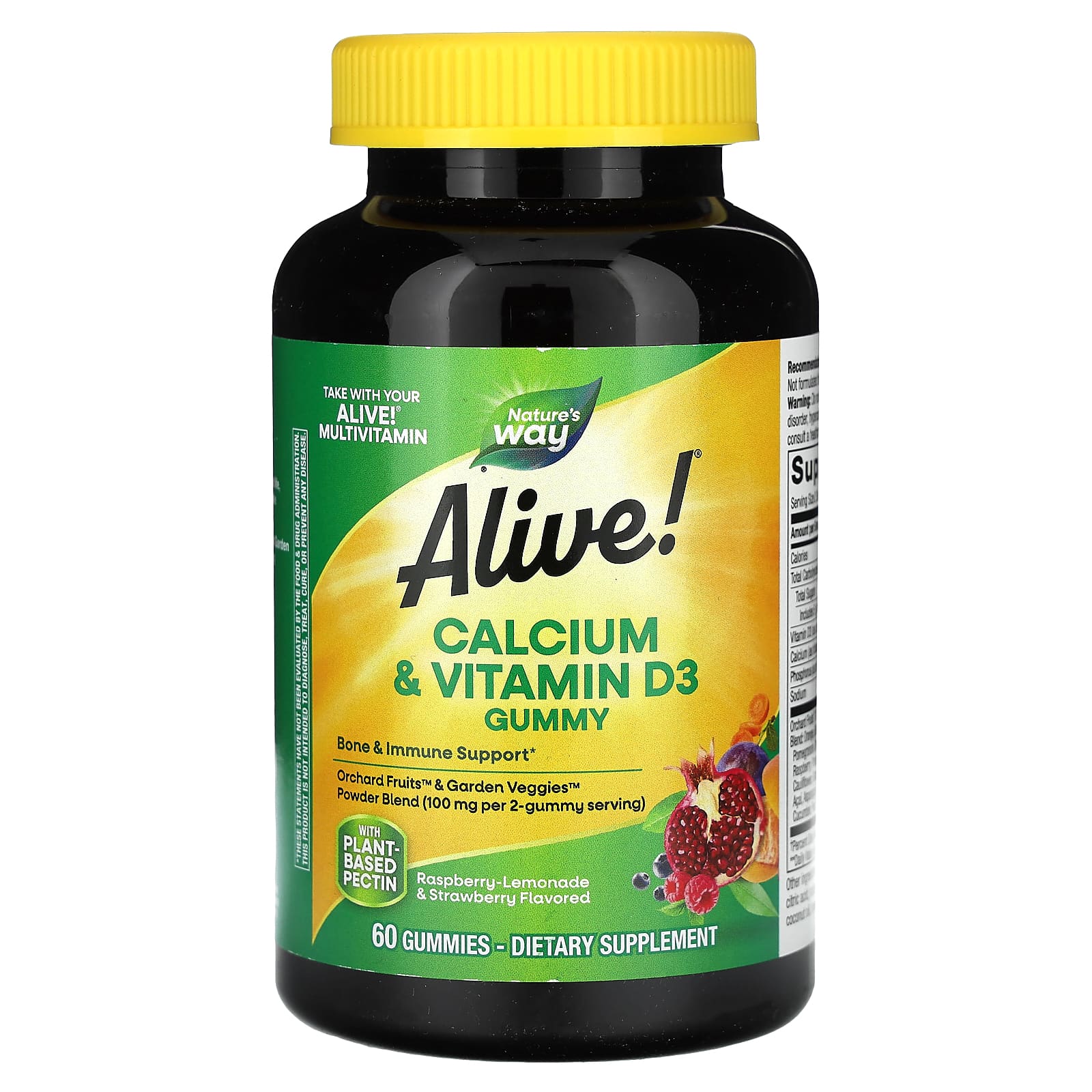 Nature’s Way, Alive! Calcium Gummy, 60 Gummies UPC 033674102558 | Hilife Vitamins