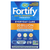 Nature’s Way, Primadophilus® Fortify™ Age50+ Probiotic 30 Billion, 30 Vegetarian Capsules UPC 033674102930 | Hilife Vitamins