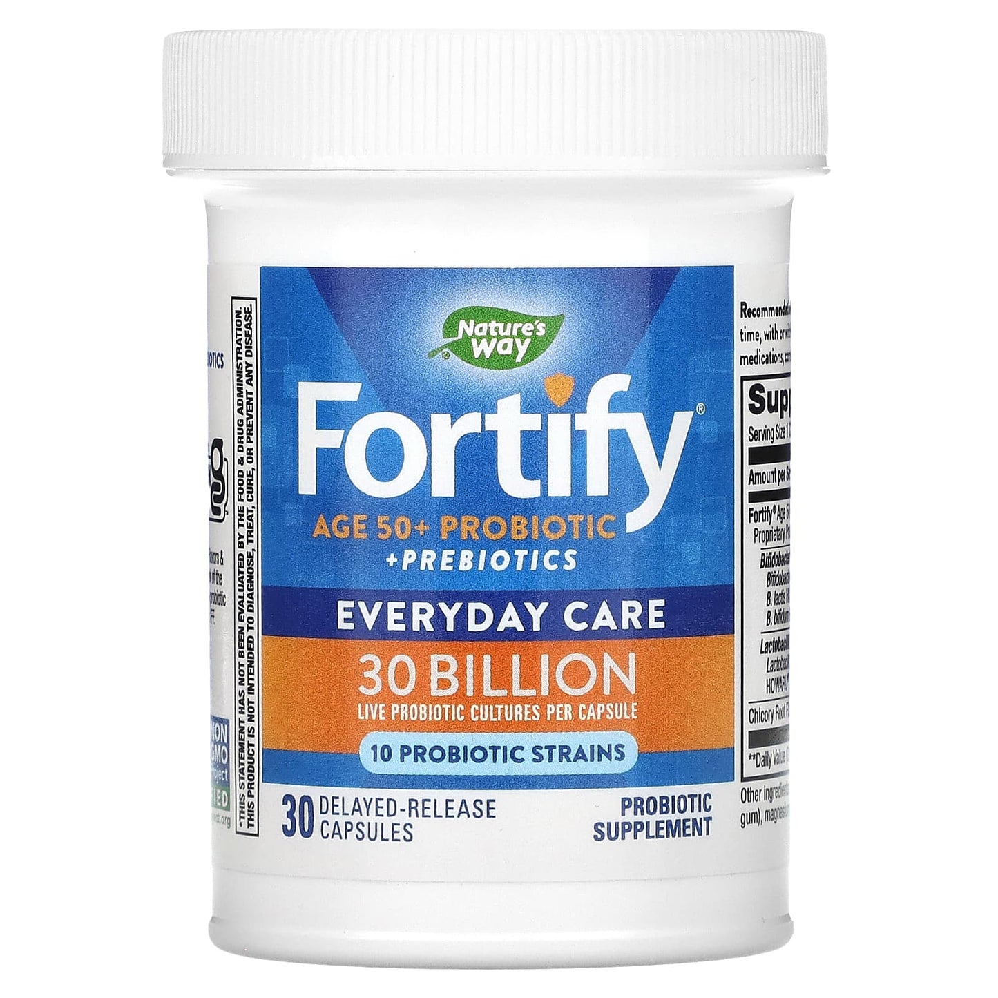 Nature’s Way, Primadophilus® Fortify™ Age50+ Probiotic 30 Billion, 30 Vegetarian Capsules UPC 033674102930 | Hilife Vitamins
