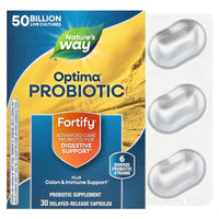 Nature’s Way, Primadophilus Optima Digestive Balance 50B Shelf Stable, 30 Vegetarian Capsules UPC 033674103371