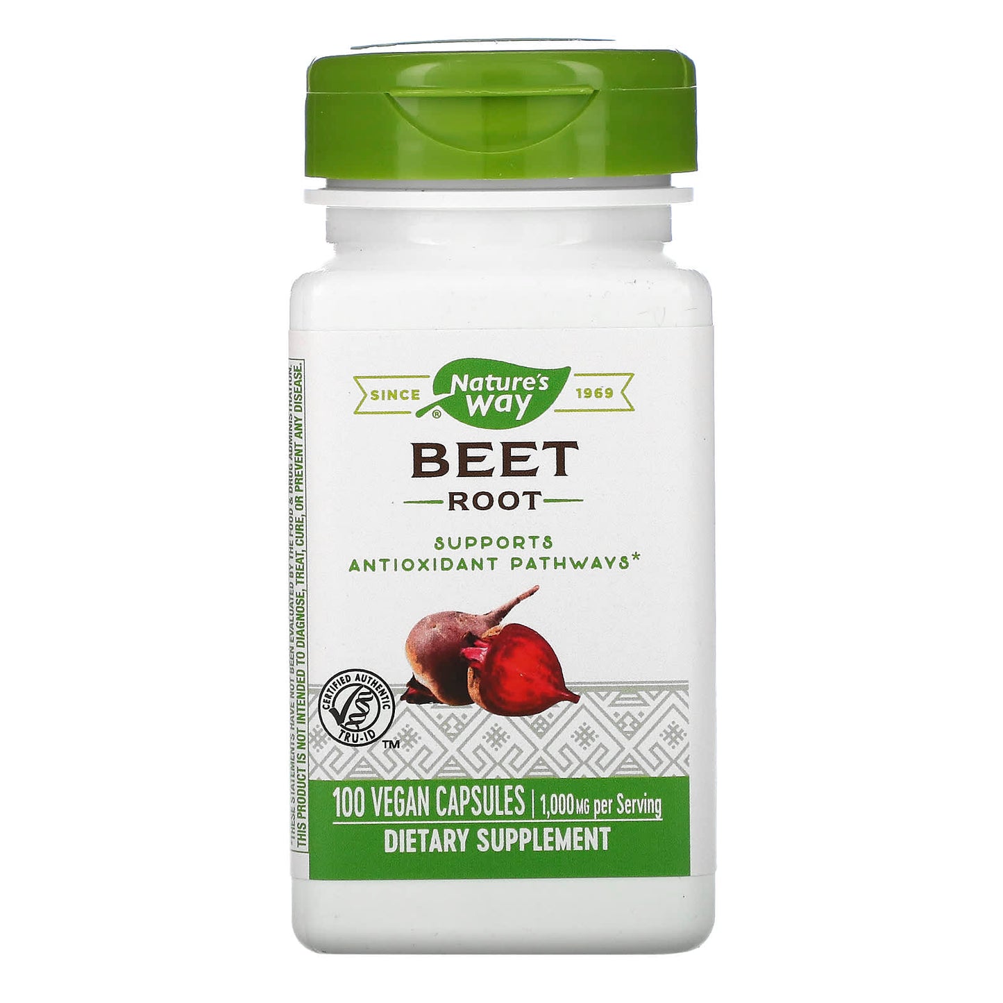 Nature’s Way, Beet Root European 500 mg, 100 Vegetarian Capsules UPC 033674104002 | Hilife Vitamins
