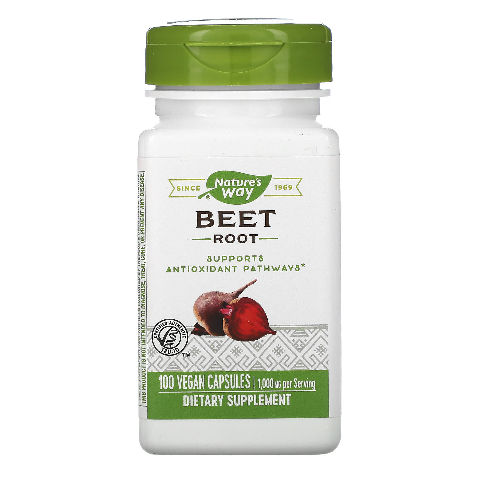 Nature’s Way, Beet Root European 500 mg, 100 Vegetarian Capsules UPC 033674104002 | Hilife Vitamins