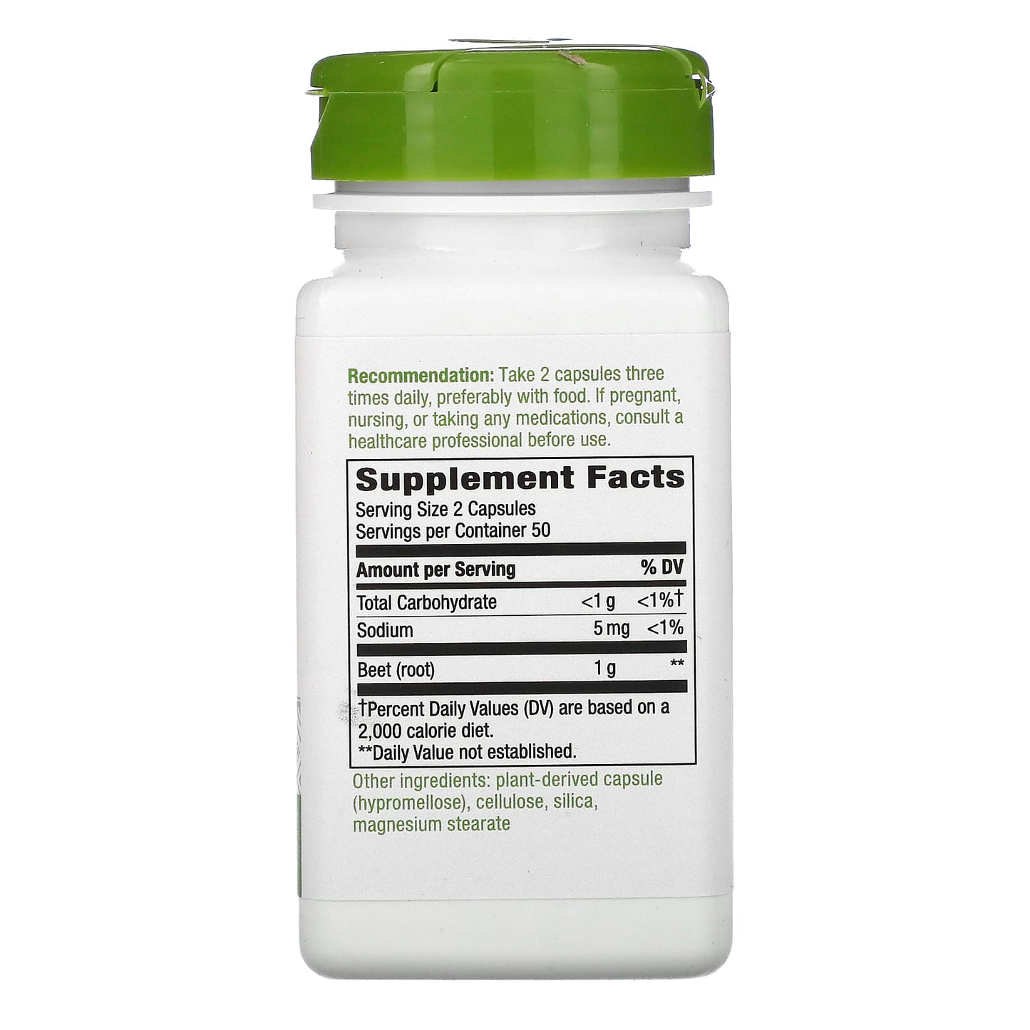 Nature’s Way, Beet Root European 500 mg, 100 Vegetarian Capsules UPC 033674104002 | Hilife Vitamins