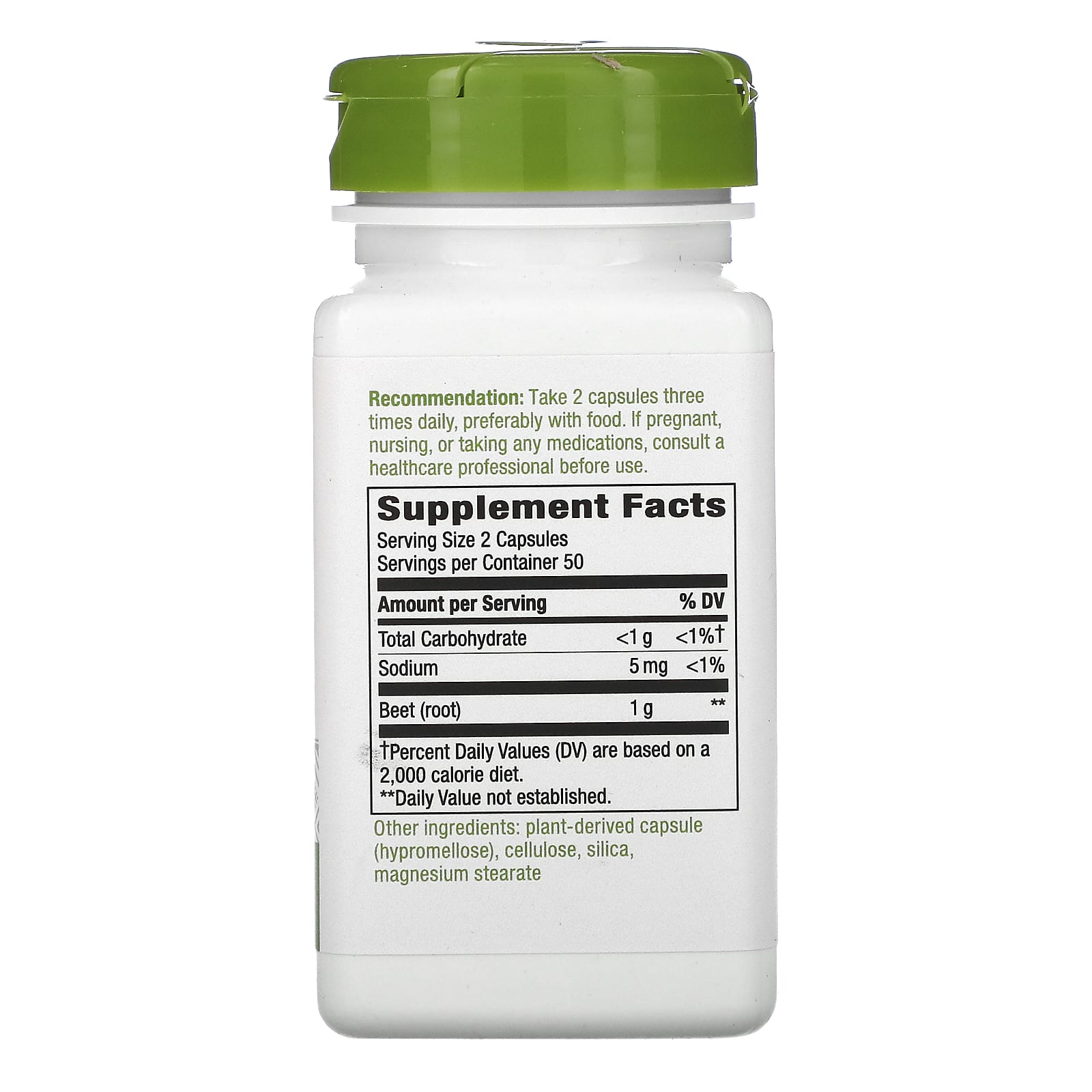 Nature’s Way, Beet Root European 500 mg, 100 Vegetarian Capsules UPC 033674104002 | Hilife Vitamins