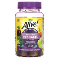 Nature’s Way, Alive! Prenatal Gummy Vitamins, 75 Gummies UPC 033674104828 | Hilife Vitamins