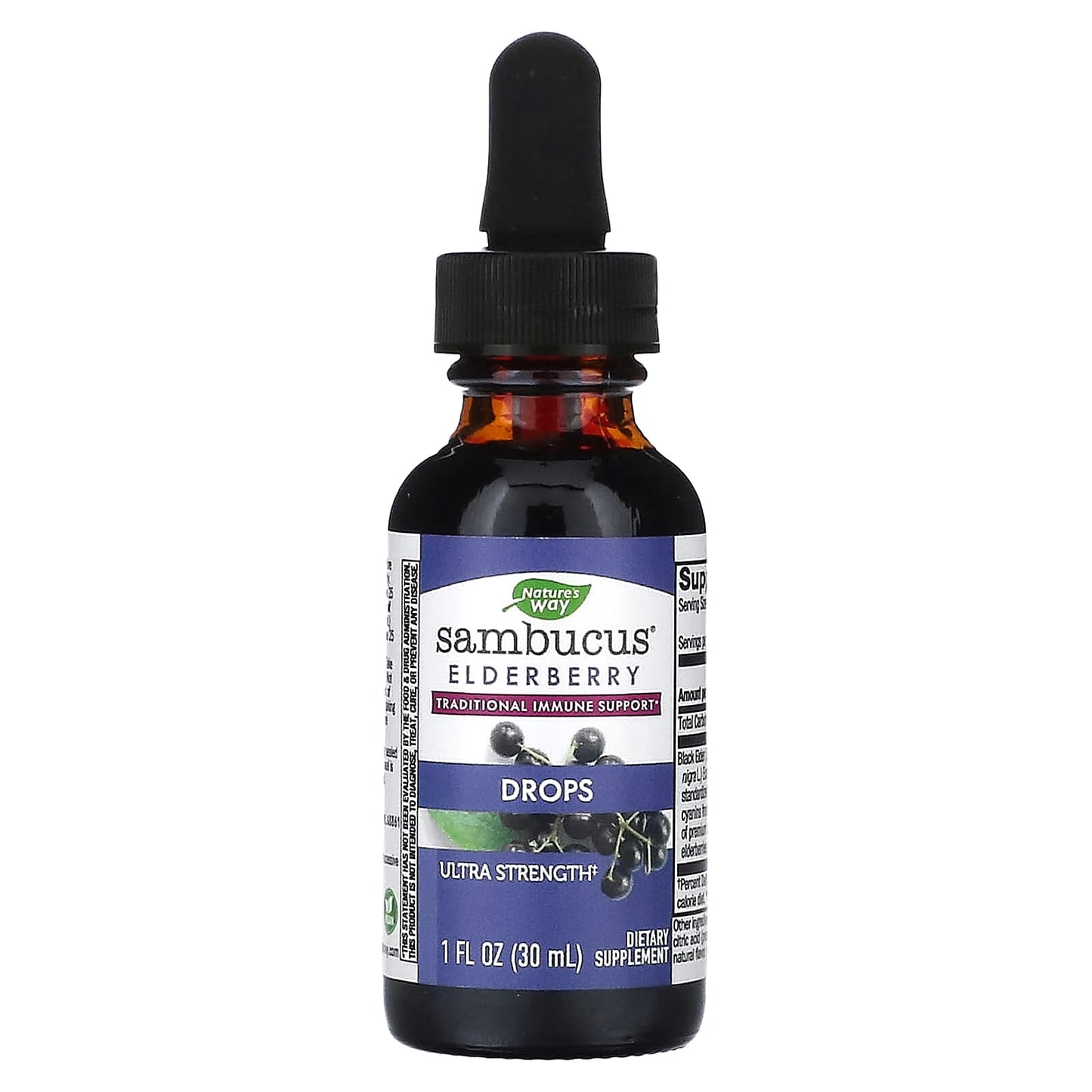 Nature’s Way, Sambucus Drops, 1 Oz lqd UPC 033674104934 | Hilife Vitamins