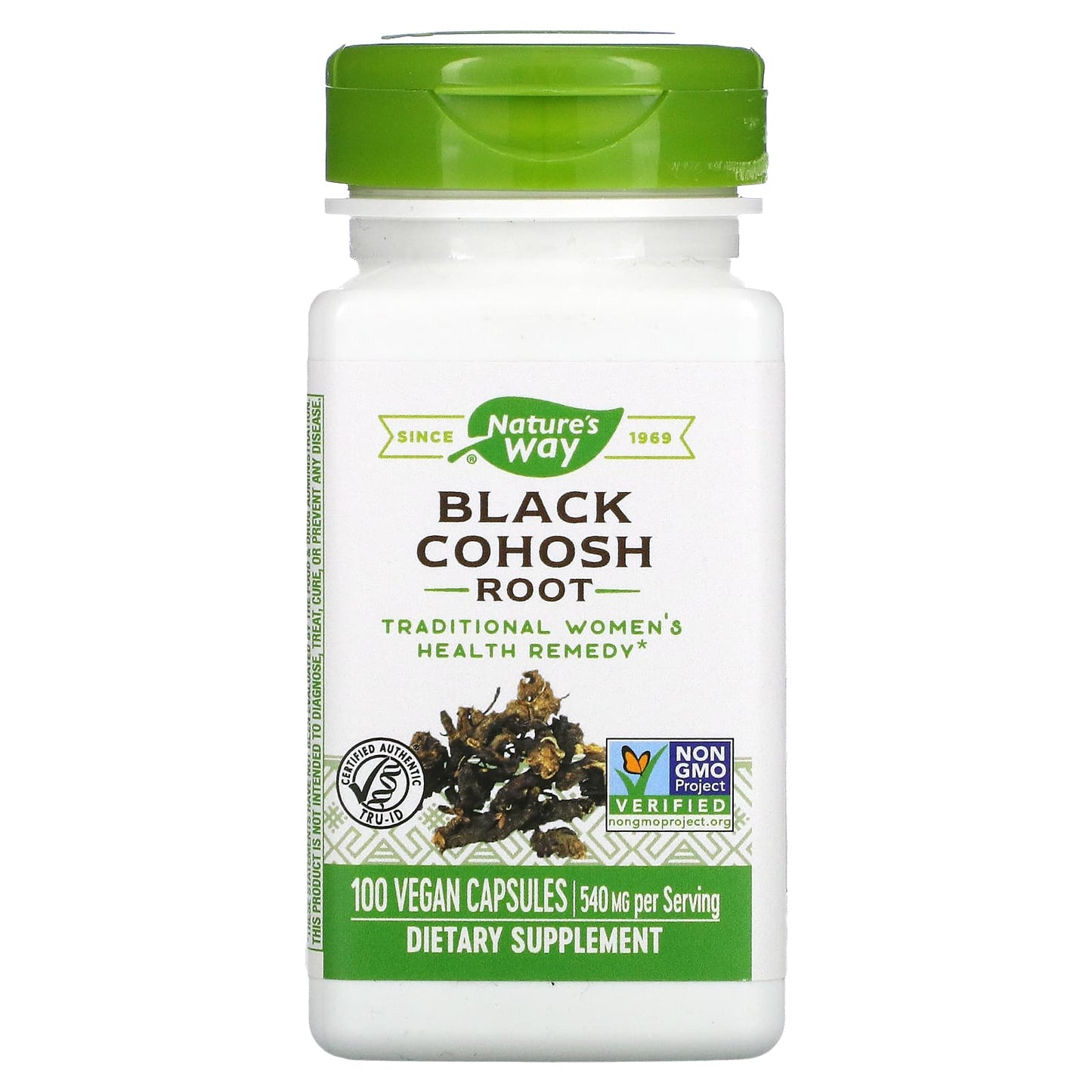 Nature’s Way, Black Cohosh, 100 Vegetarian Capsules UPC 033674105009 | Hilife Vitamins