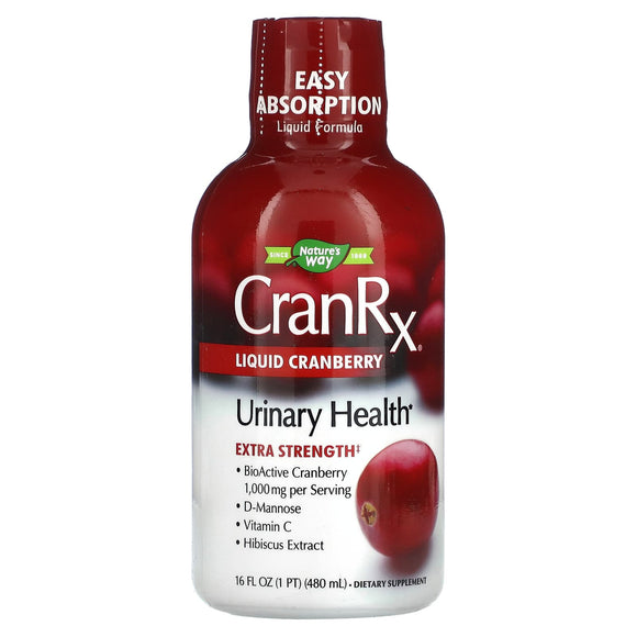 Nature’s Way, CranRx Cranberry Liquid, 16 Oz - 033674106136 | Hilife Vitamins