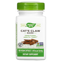 Nature’s Way, Cat's Claw Bark, 100 Vegetarian Capsules UPC 033674114506 | Hilife Vitamins