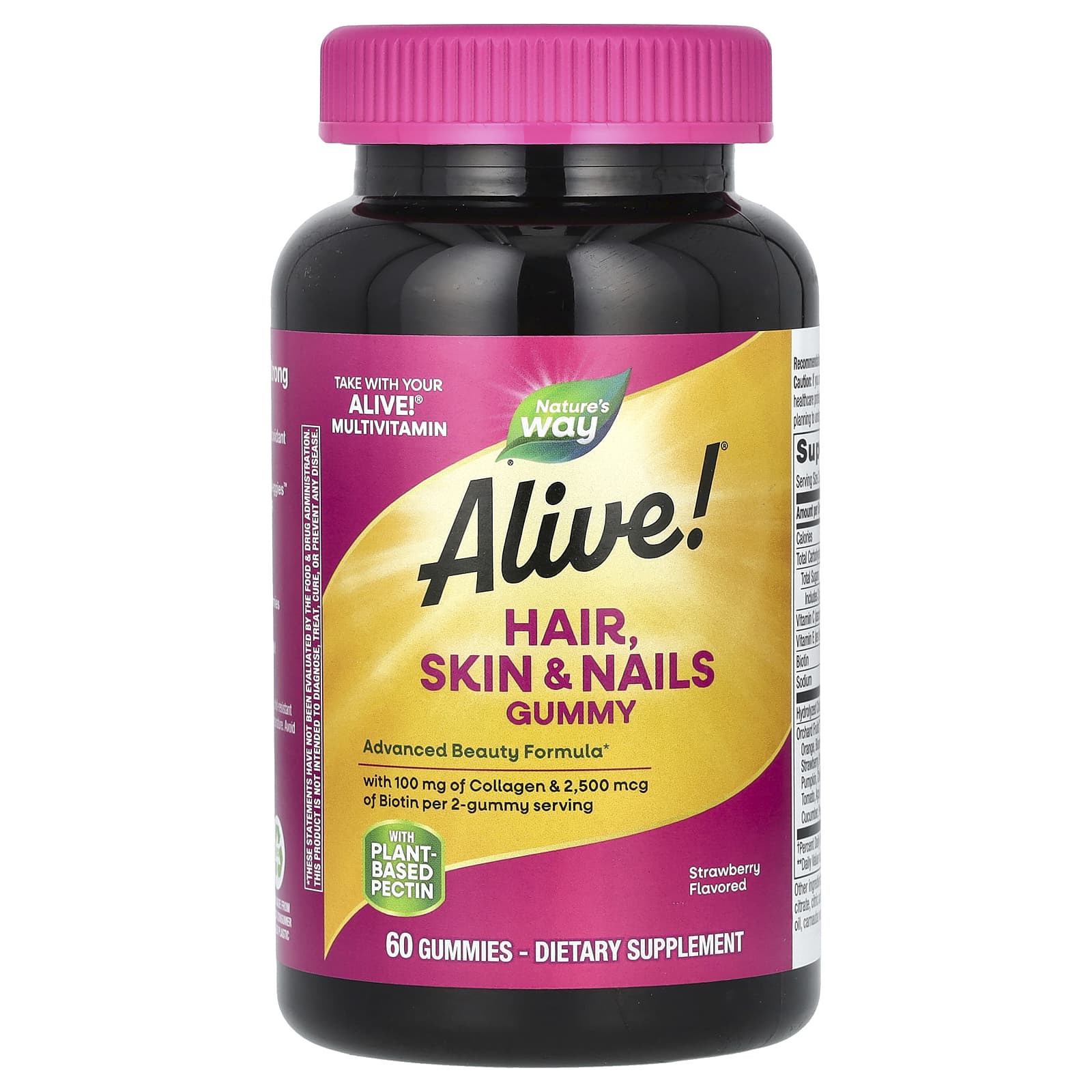 Nature’s Way, Alive! Hair Gummies, 60 Gummies UPC 033674115343 | Hilife Vitamins