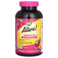 Nature’s Way, Alive! Women's 50+, 130 Gummies UPC 033674115374 | Hilife Vitamins