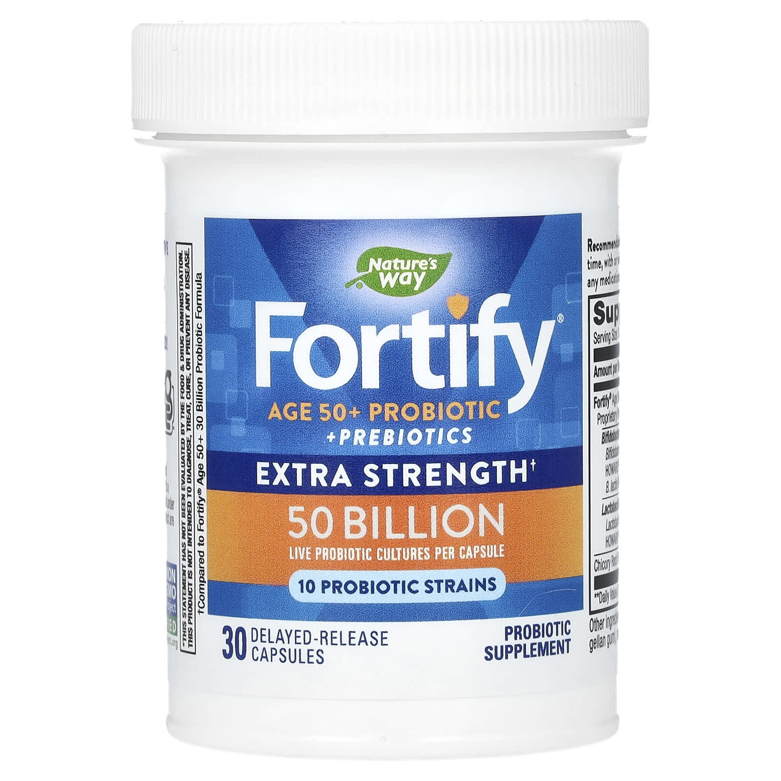 Nature’s Way, Primadophilus Fortify 50+ 50 Billion Probiotic, 30 Vegetarian Capsules UPC 033674115824 | Hilife Vitamins