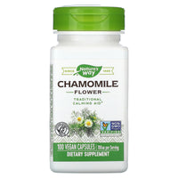 Nature’s Way, Chamomile Flowers, 100 Vegetarian Capsules UPC 033674116005 | Hilife Vitamins