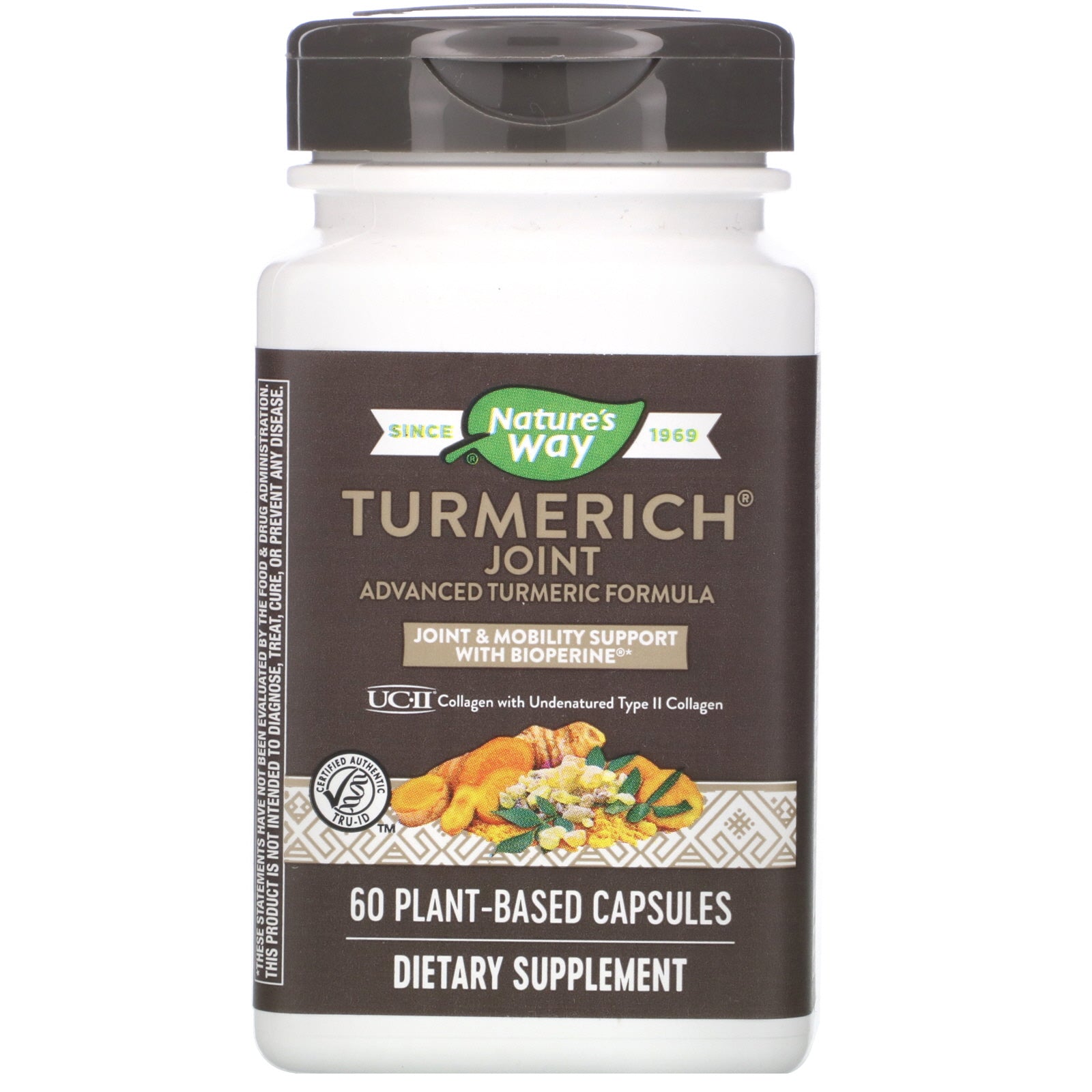 Nature’s Way, Turmerich Joint, 60 Vegetarian Capsules UPC 033674117255 | HiLife Vitamins