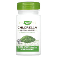 Nature’s Way, Chlorella, 100 Vegetarian Capsules UPC 033674118504 | Hilife Vitamins