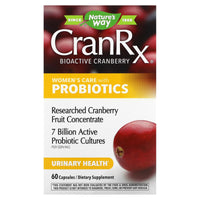 Nature’s Way, CranRx Women's Care with Probiotics, 60 Vegetarian Capsules UPC 033674118610 | Hilife Vitamins