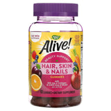 Nature’s Way, Alive! Hair, Skin & Nail Gummy, 60 Gummies - 033674119730 | Hilife Vitamins