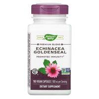 Nature’s Way, Echinacea Goldenseal, 900 mg, 180 Vegetarian Capsules UPC 033674121085 | Hilife Vitamins