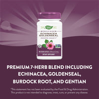 Nature’s Way, Echinacea Goldenseal, 900 mg, 180 Vegetarian Capsules UPC 033674121085 | Hilife Vitamins