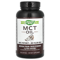 Nature’s Way, 100% MCT Oil from Coconut, 180 Softgels UPC 033674121146 | HiLife Vitamins