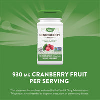 Nature’s Way, Cranberry Fruit, 100 Vegetarian Capsules UPC 033674121504 | Hilife Vitamins