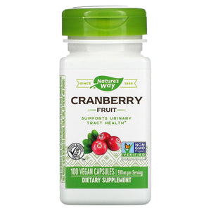 Nature’s Way, Cranberry Fruit, 100 Vegetarian Capsules - 033674121504 | Hilife Vitamins