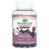 Nature’s Way, Sambucus Kid Gummies, 60 Gummies UPC 033674122853 | Hilife Vitamins