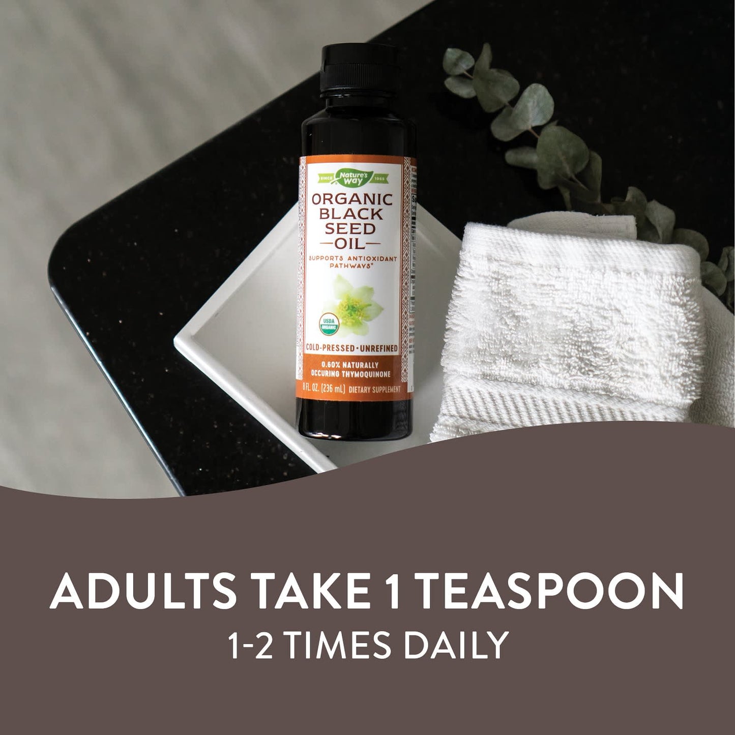 Nature’s Way, Black Seed Oil, 8 Oz Liquid - [product_sku] | HiLife Vitamins