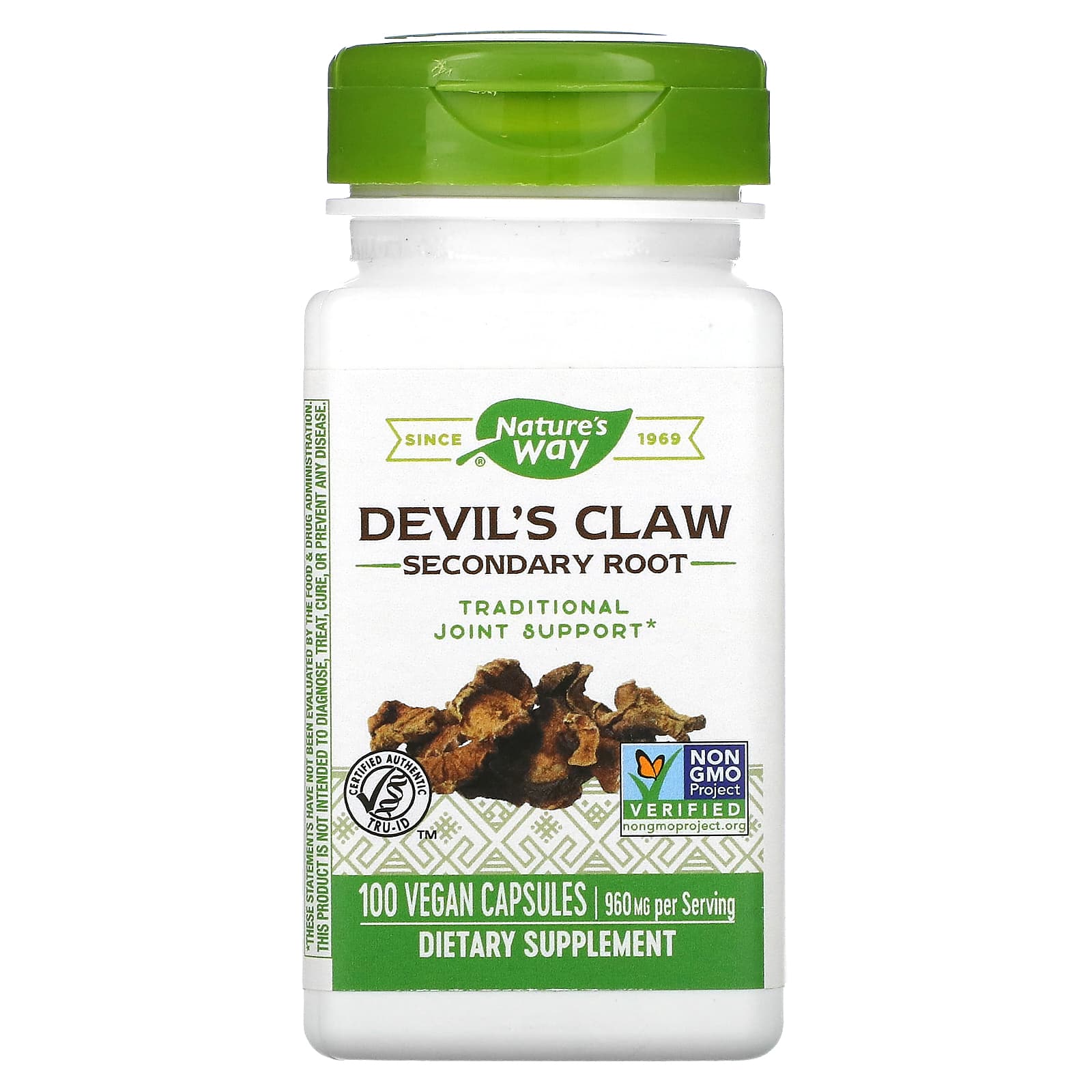Nature’s Way, Devil's Claw, 100 Vegetarian Capsules UPC 033674123508 | Hilife Vitamins