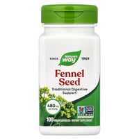 Nature’s Way, Fennel Seed, 100 Vegetarian Capsules UPC 033674127001 | Hilife Vitamins