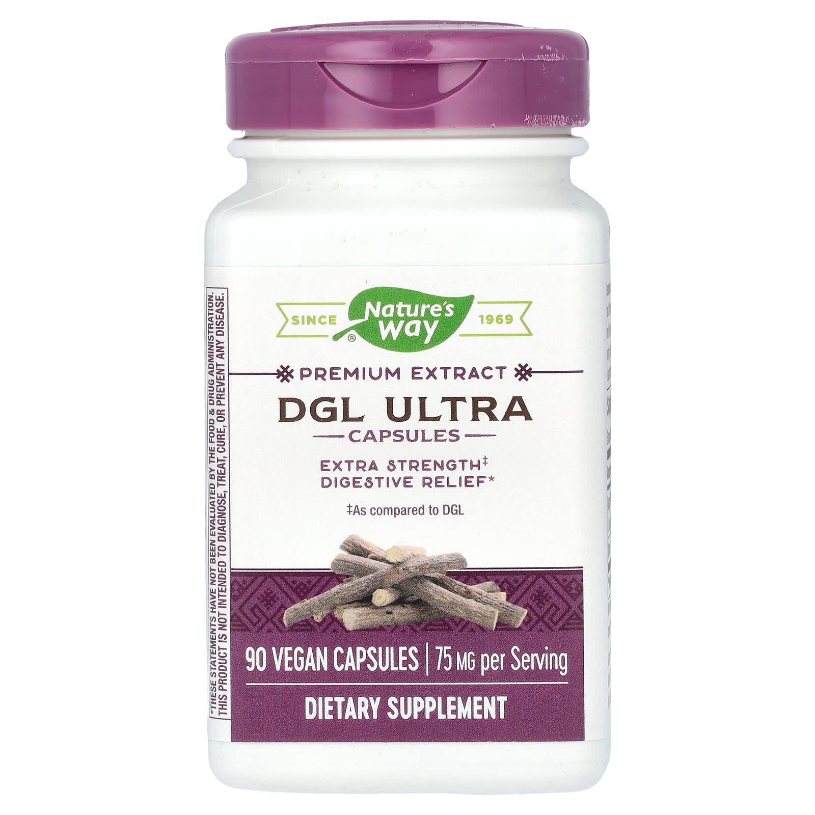 Nature’s Way, DGL Ultra, 90 Capsules UPC 033674129159 | Hilife Vitamins
