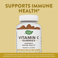 Nature’s Way, Vitamin C, 250 mg, Gummies, Orange Flavored, 120 Gummies UPC 033674136072 | Hilife Vitamins
