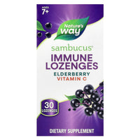 Nature’s Way, Sambucus Elderberry, Original Lozenges, 30 Lozenges UPC 033674140017 | Hilife Vitamins