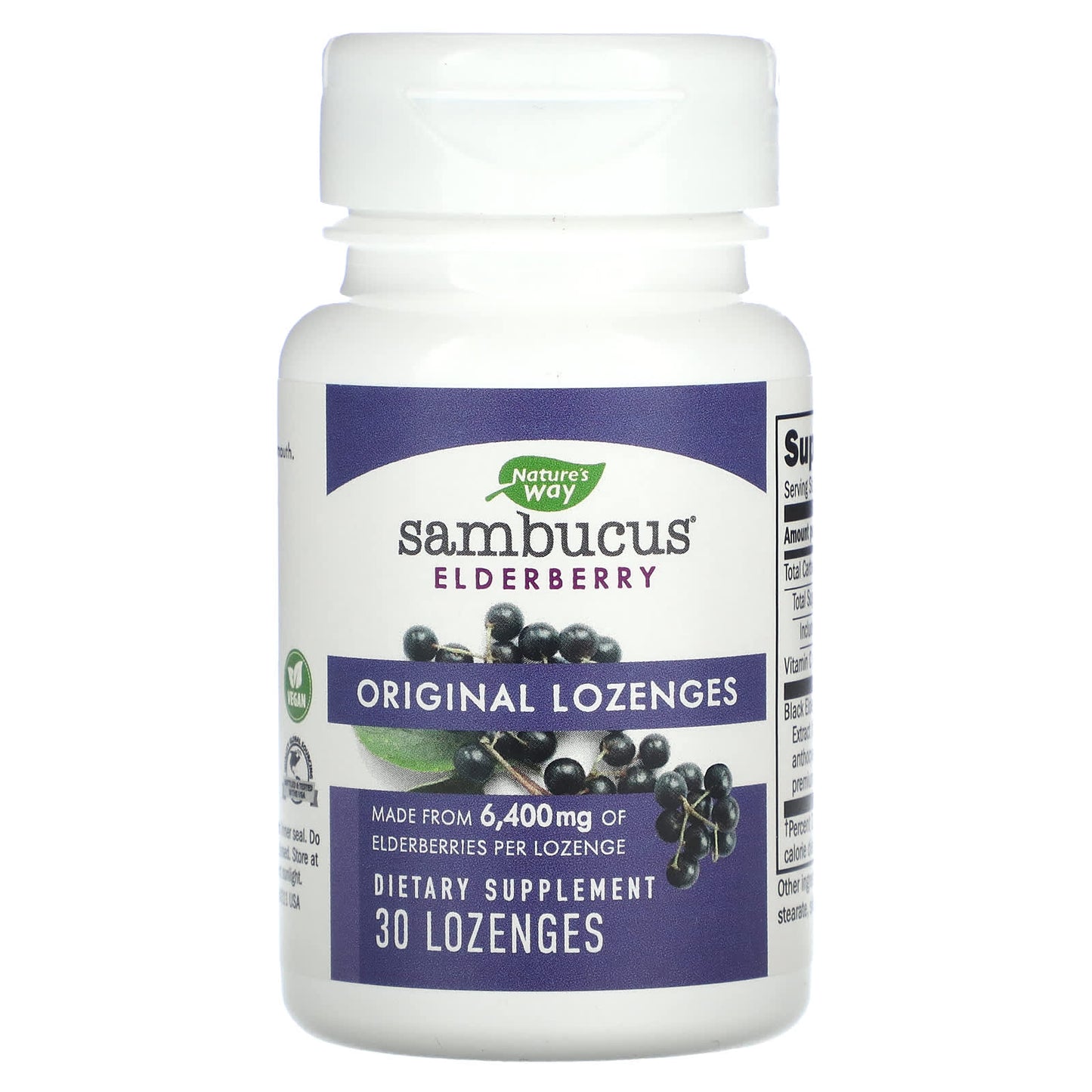 Nature’s Way, Sambucus Original, 30 Lozenges