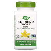 Nature’s Way, St. John's Wort Value Size, 180 Vegetarian Capsules UPC 033674140413 | Hilife Vitamins