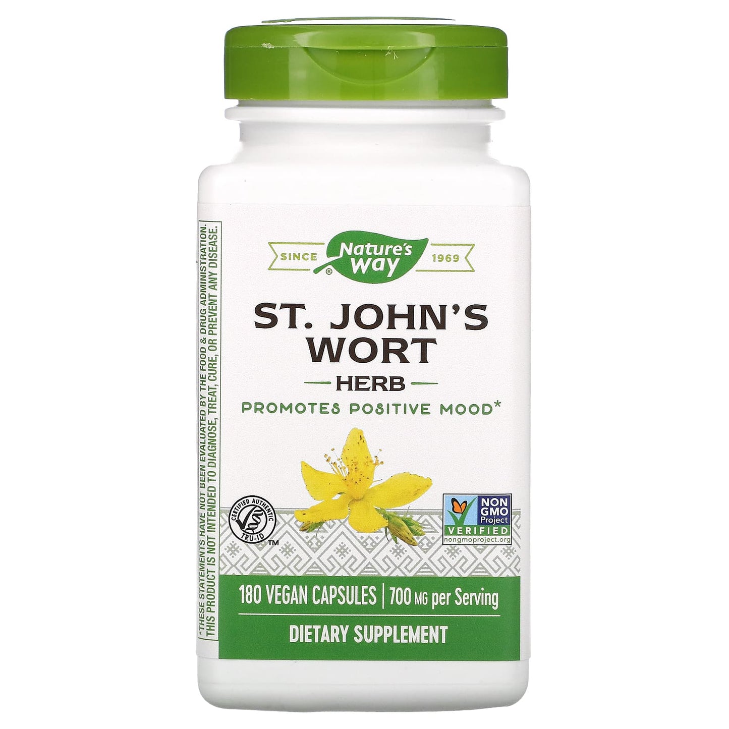 Nature’s Way, St. John's Wort Value Size, 180 Vegetarian Capsules - 033674140413 | Hilife Vitamins