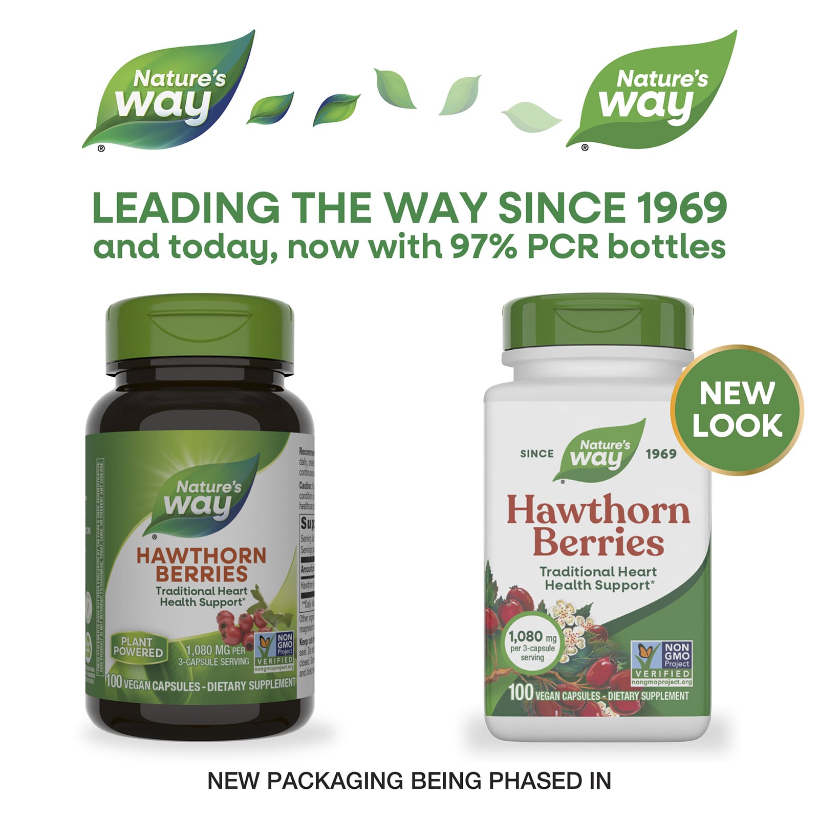 Nature’s Way, Hawthorn, 100 Vegetarian Capsules UPC 033674141007 | Hilife Vitamins