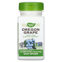 Nature’s Way, Oregon Grape Root, 100 Vegetarian Capsules UPC 033674141595 | Hilife Vitamins