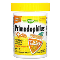 Nature’s Way, Primadoph Kids Orng Chw, 30 Tablets UPC 033674142424 | Hilife Vitamins