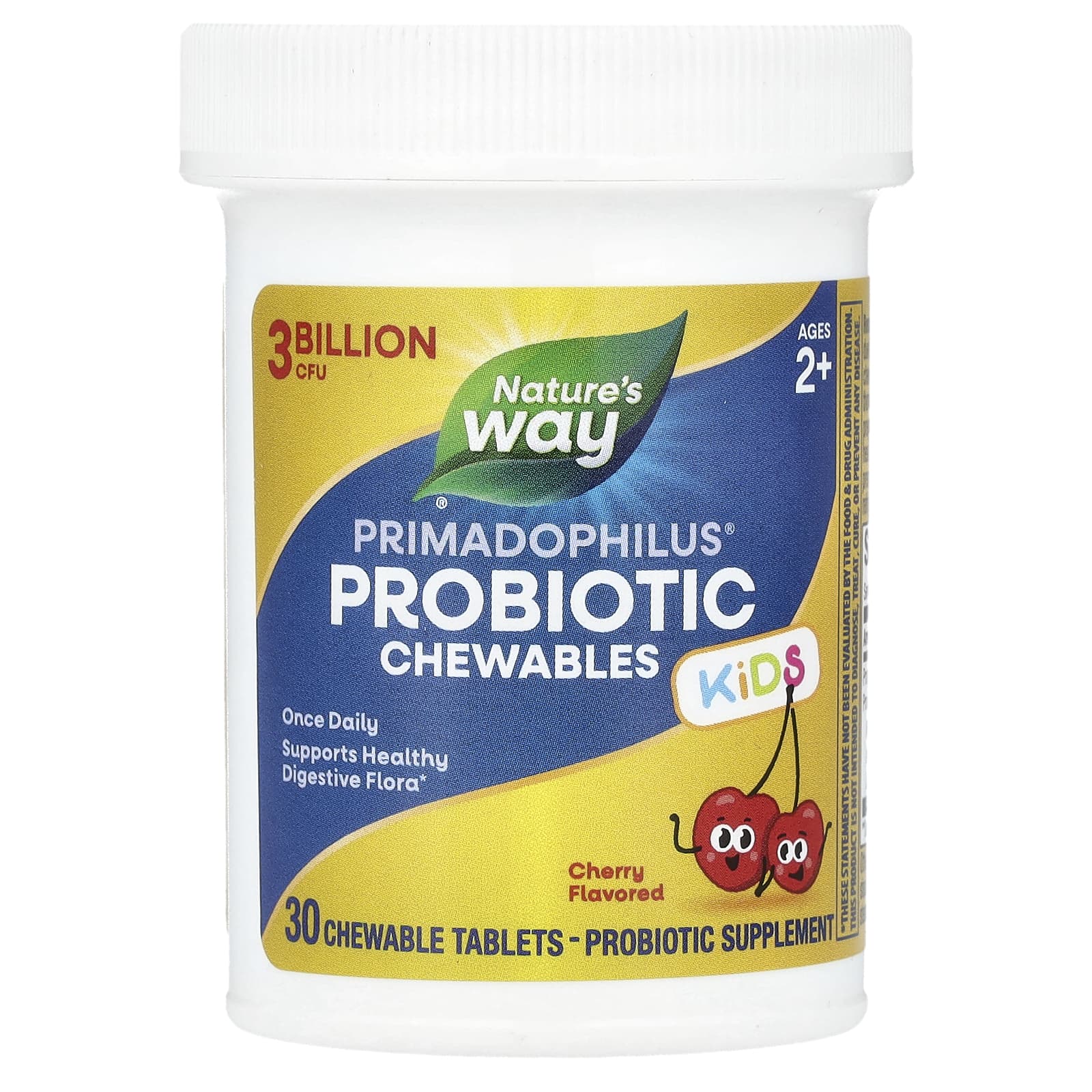 Nature’s Way, Primadoph Kids Chry Chw, 30 Tablets UPC 033674142431 | Hilife Vitamins
