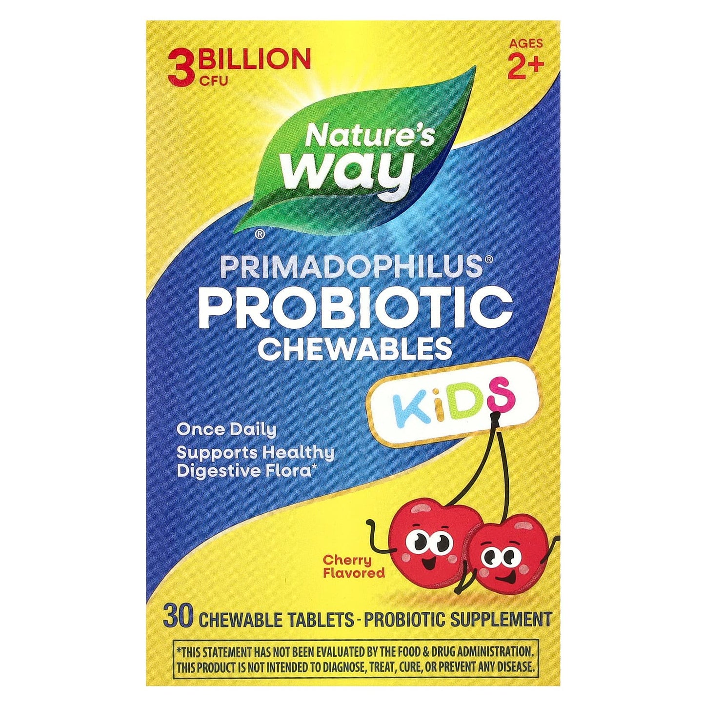 Nature’s Way, Primadoph Kids Chry Chw, 30 Tablets UPC 033674142431 | Hilife Vitamins