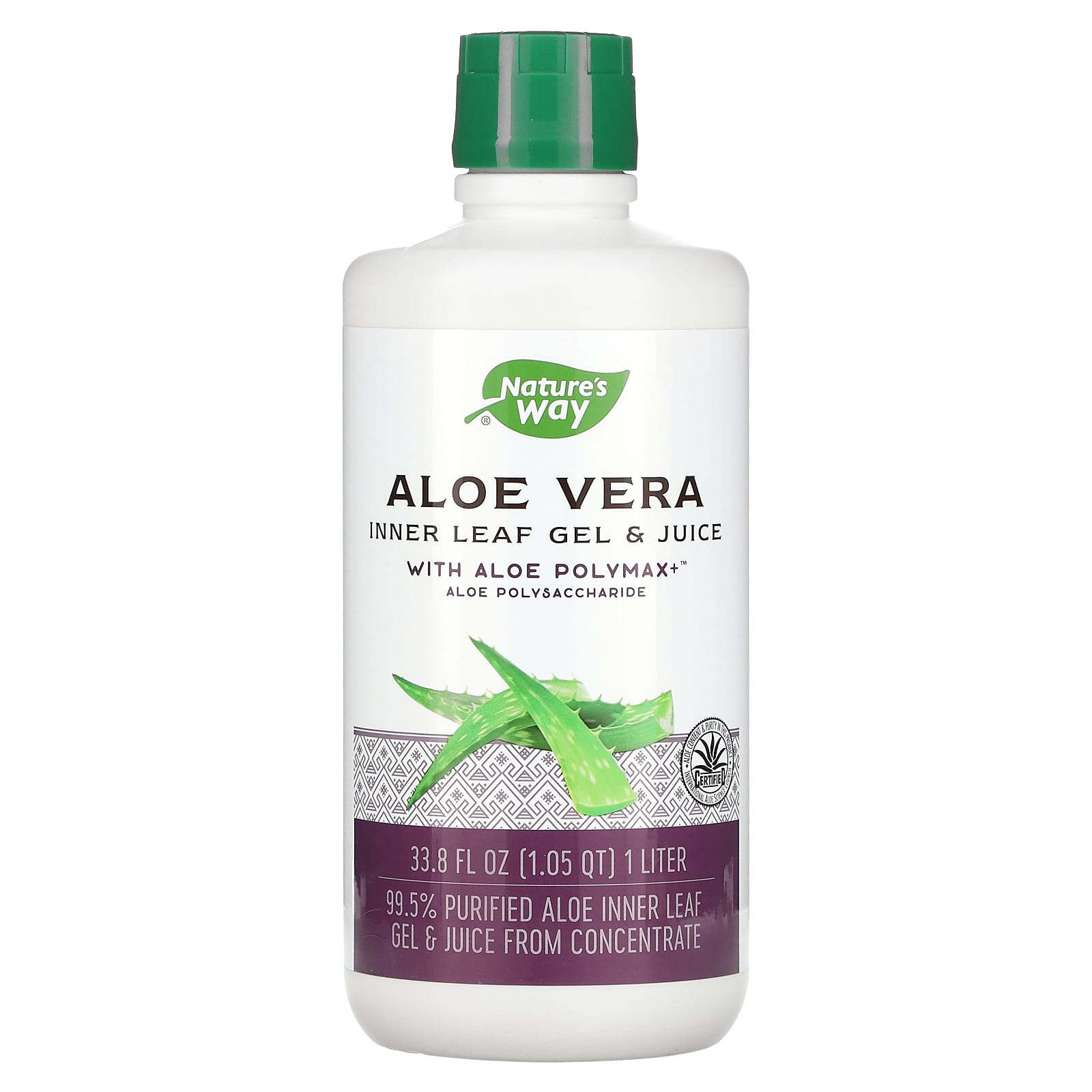 Nature’s Way, Aloe Vera Gel & Juice Organic, 33.8 fl oz UPC 033674142813 | HiLife Vitamins